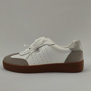 Michael Kors Women Scotty Lace Up Aluminum MIt Shoes 8.5